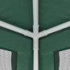 Party Tent with 8 Mesh Sidewalls Green 29.5'x13.1' HDPE