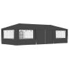 Professional Party Tent with Side Walls 13.1'x29.5' Anthracite 0.3 oz/ft¬≤