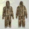 Breathable Camouflage Hunting Suit for Men - Lightweight and Hooded Wild Leafy Design