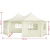 Octagonal Party Tent Cream 19.7'x14.4'x11.5'