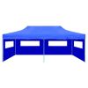 Blue Foldable Pop-up Party Tent 9.8'x19.7'