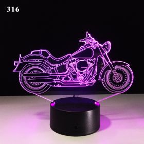 Motorcycle led desk lamp (Option: 9style)