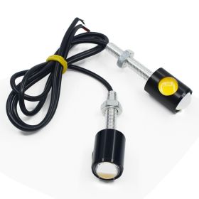 Car and motorcycle license plate lights (Option: Yellow light)