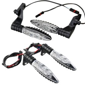 R1200GS F800 F650GS F700GS Waterbird LED Turn Signal (Option: Transparent-Front Behind set)