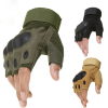 Tactical Hard Knuckle Fingerless Gloves For Hunting Shooting Airsoft Paintball