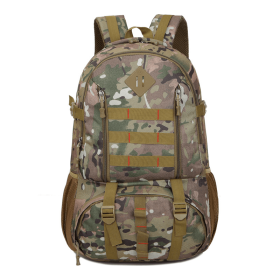 Camouflage Travel Backpack Outdoor Camping Mountaineering Bag (Color: CP camouflage, Type: Mountaineering Bag)