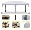 10 x 20 ft Heavy Duty Awning Canopy Pop Up Gazebo Marquee Party Wedding Event Tent with 6 Removable Sidewalls & Carry Bag