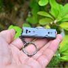 Stainless Whistle Double Tube Lifesaving Emergency SOS Outdoor Survival Whistle