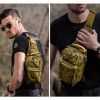 Outdoor Sling Bag Crossbody Pack Chest Shoulder Backpack