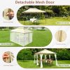 10 Feet x 13 Feet Tent Canopy Shelter with Removable Netting Sidewall